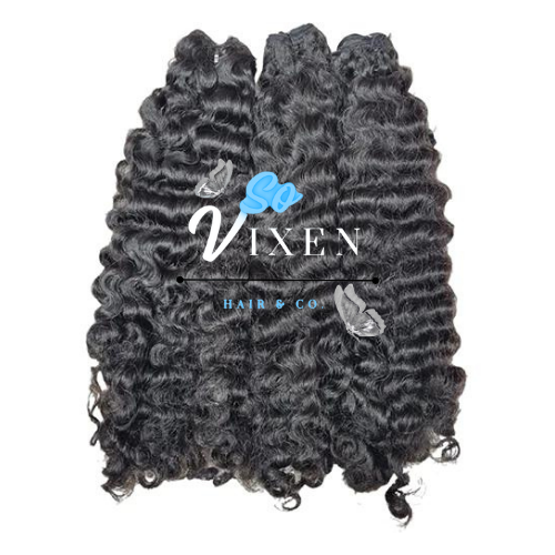 Raw Burmese Curly 3 Bundle